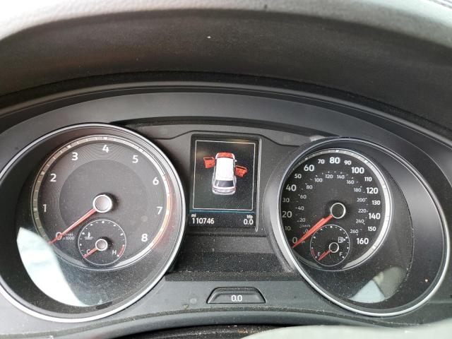 1V2XR2CA2KC503422 - 2019 VOLKSWAGEN ATLAS SE Czarny zdjęcie 9