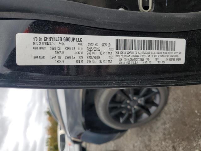 1C4NJCBA4ED772950 - 2014 JEEP COMPASS SPORT BLACK photo 13