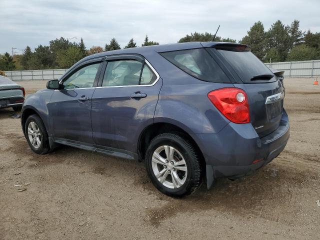 2GNALAEK5E6116277 - 2014 CHEVROLET EQUINOX LS BLUE photo 2