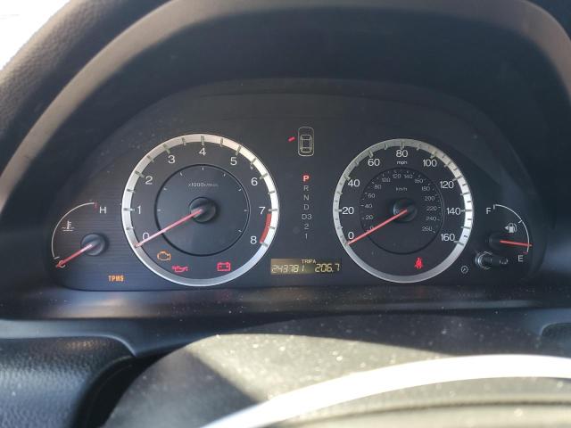 JHMCP26838C012590 - 2008 HONDA ACCORD EXL SILVER photo 9