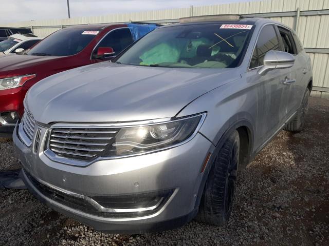 2LMTJ8LP8GBL38336 - 2016 LINCOLN MKX RESERVE SILVER photo 1