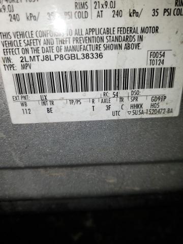 2LMTJ8LP8GBL38336 - 2016 LINCOLN MKX RESERVE SILVER photo 12