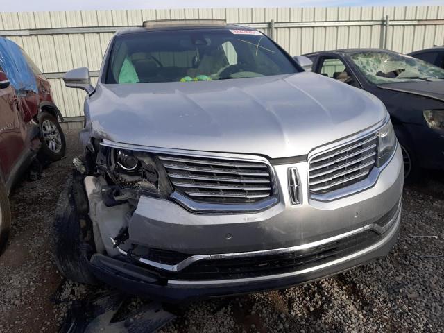 2LMTJ8LP8GBL38336 - 2016 LINCOLN MKX RESERVE SILVER photo 5