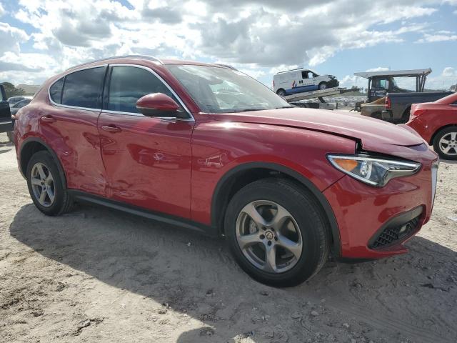 ZASPAJAN4M7C99993 - 2021 ALFA ROMEO STELVIO SPORT Czerwony zdjęcie 4