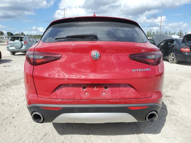 ZASPAJAN4M7C99993 - 2021 ALFA ROMEO STELVIO SPORT Czerwony zdjęcie 6