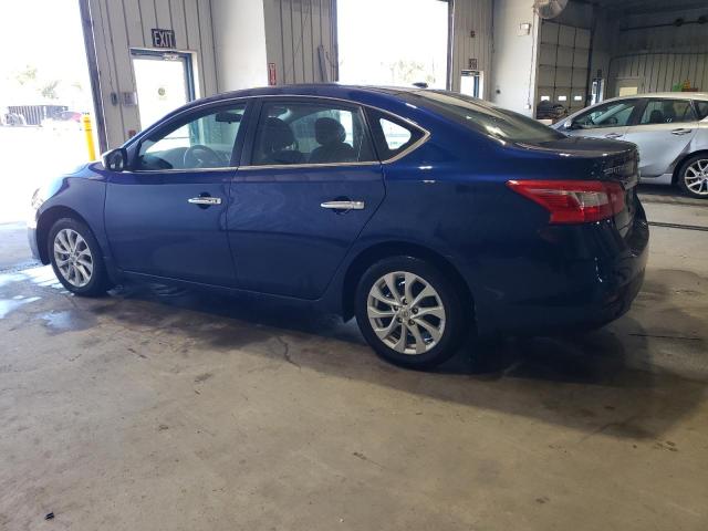 3N1AB7AP1KY337307 - 2019 NISSAN SENTRA S BLUE photo 2