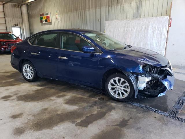 3N1AB7AP1KY337307 - 2019 NISSAN SENTRA S BLUE photo 4