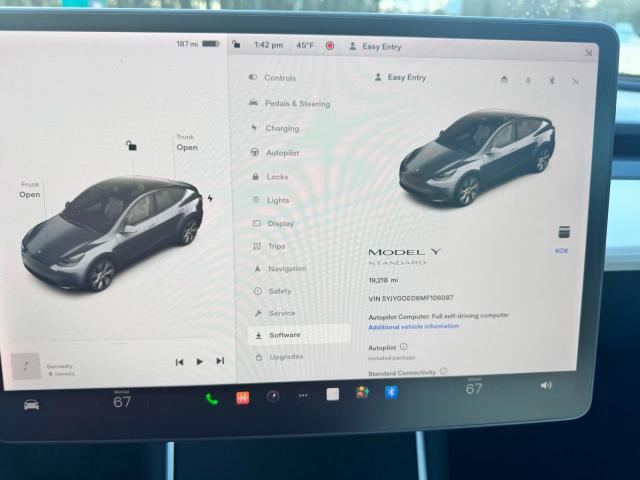 5YJYGDED6MF106087 - 2021 TESLA MODEL Y 灰色 照片 8