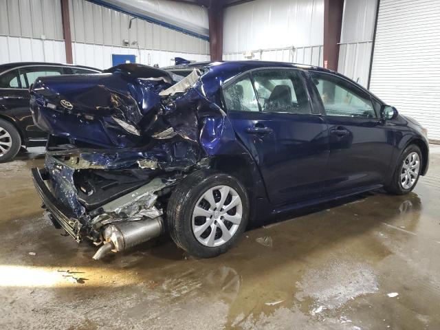 5YFEPRAE8LP058917 - 2020 TOYOTA COROLLA LE BLUE photo 3