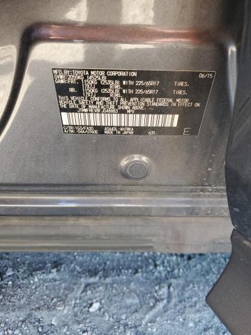 JTMWFREV8FJ048883 - 2015 TOYOTA RAV4 XLE GRAY photo 12