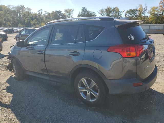 JTMWFREV8FJ048883 - 2015 TOYOTA RAV4 XLE GRAY photo 2
