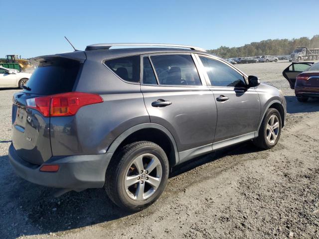 JTMWFREV8FJ048883 - 2015 TOYOTA RAV4 XLE GRAY photo 3