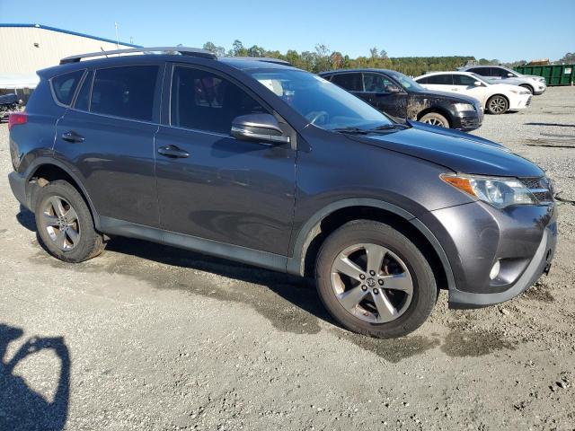 JTMWFREV8FJ048883 - 2015 TOYOTA RAV4 XLE GRAY photo 4