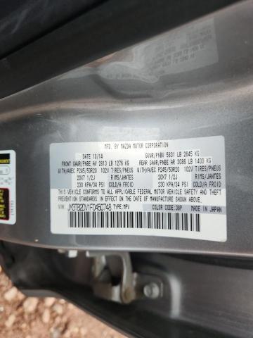 JM3TB2DV1F0450748 - 2015 MAZDA CX-9 GRAND TOURING SILVER photo 12