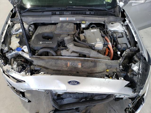 3FA6P0MU3KR139602 - 2019 FORD FUSION SEL Сріблястий фото 11