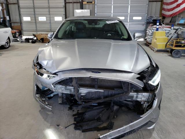 3FA6P0MU3KR139602 - 2019 FORD FUSION SEL Сріблястий фото 5