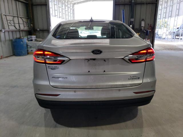 3FA6P0MU3KR139602 - 2019 FORD FUSION SEL Сріблястий фото 6