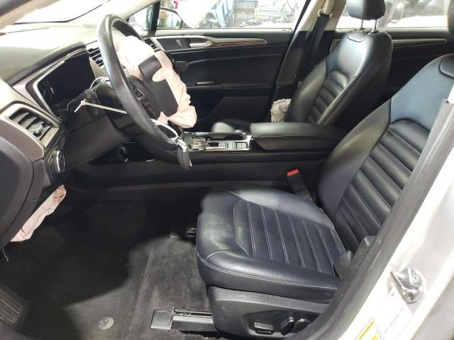 3FA6P0MU3KR139602 - 2019 FORD FUSION SEL Сріблястий фото 7