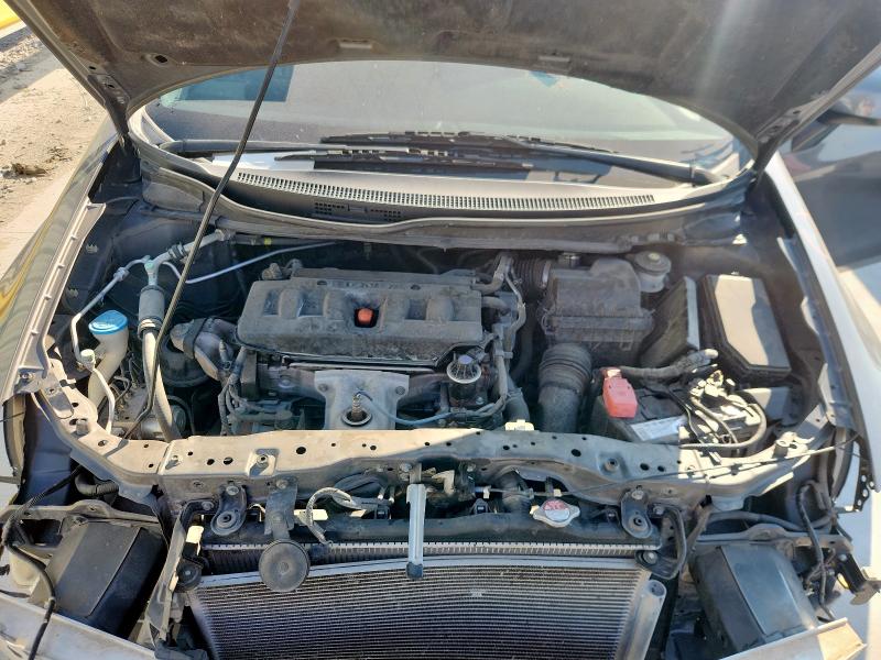 2HGFB2F54CH606602 - 2012 HONDA CIVIC LX ნაცრისფერი ფოტო 11