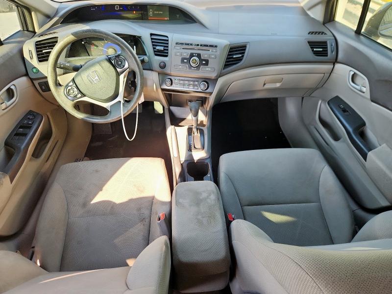 2HGFB2F54CH606602 - 2012 HONDA CIVIC LX ნაცრისფერი ფოტო 8