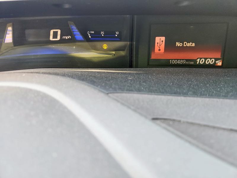 2HGFB2F54CH606602 - 2012 HONDA CIVIC LX ნაცრისფერი ფოტო 9