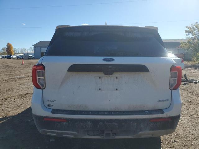 1FMSK8DH4MGA69090 - 2021 FORD EXPLORER XLT WHITE photo 6