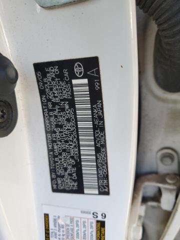 JTDBE32K263050495 - 2006 TOYOTA CAMRY LE Weiß Foto 12