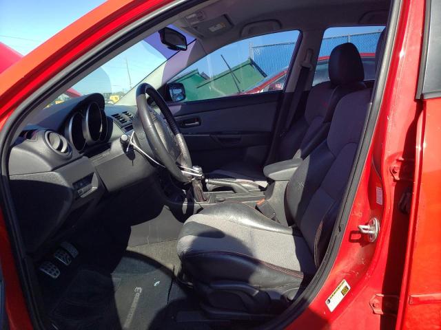 JM1BK34L881809745 - 2008 MAZDA SPEED 3 RED photo 7