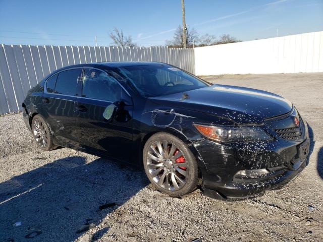 JH4KC1F94GC000666 - 2016 ACURA RLX ADVANCE BLACK photo 4