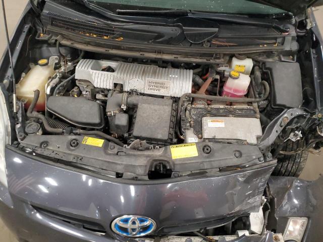 JTDKN3DUXA5189642 - 2010 TOYOTA PRIUS GRAY photo 11