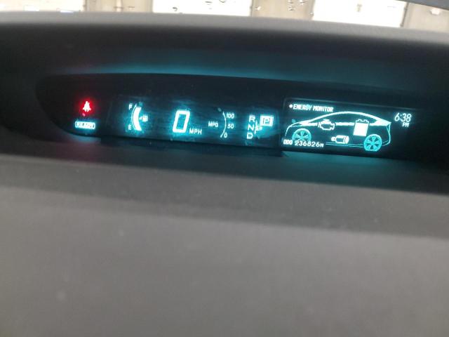 JTDKN3DUXA5189642 - 2010 TOYOTA PRIUS GRAY photo 9