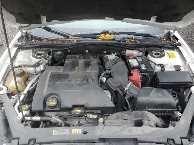 3LNHL2JC8CR807834 - 2012 LINCOLN MKZ WHITE photo 11