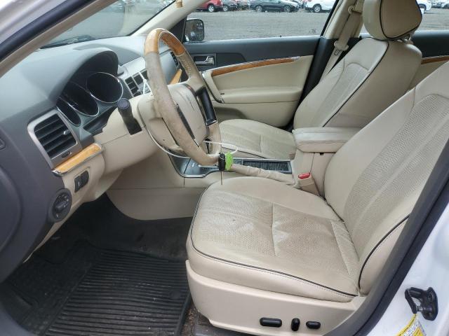 3LNHL2JC8CR807834 - 2012 LINCOLN MKZ WHITE photo 7