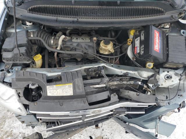 1C4GP45R35B134652 - 2005 CHRYSLER TOWN & COU 青色 照片 12