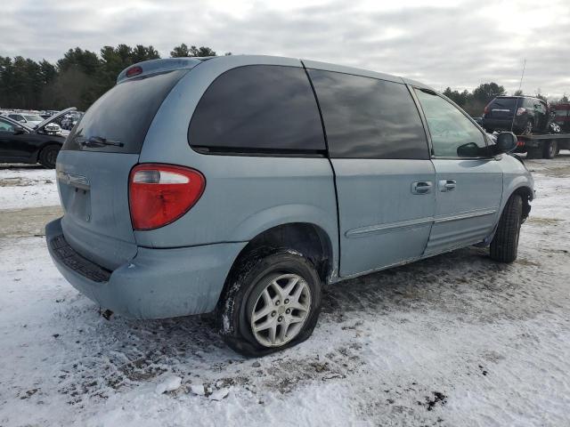 1C4GP45R35B134652 - 2005 CHRYSLER TOWN & COU 青色 照片 3