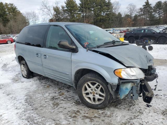 1C4GP45R35B134652 - 2005 CHRYSLER TOWN & COU 青色 照片 4