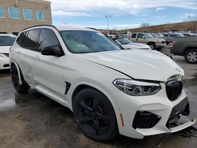 5YMTS0C06L9B27171 - 2020 BMW X3 M COMPETITION WHITE photo 4