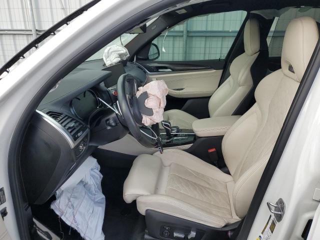 5YMTS0C06L9B27171 - 2020 BMW X3 M COMPETITION WHITE photo 7