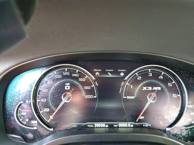 5YMTS0C06L9B27171 - 2020 BMW X3 M COMPETITION WHITE photo 9