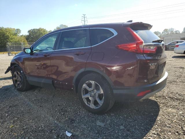 7FARW2H59KE053032 - 2019 HONDA CR-V EX MAROON photo 2