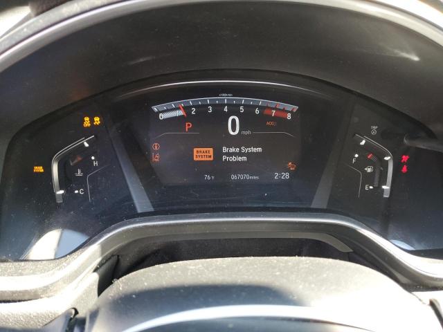 7FARW2H59KE053032 - 2019 HONDA CR-V EX MAROON photo 9