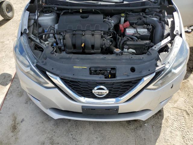 3N1AB7AP4KY361343 - 2019 NISSAN SENTRA S SILVER photo 11