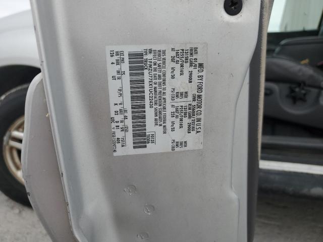 1FMZU77EX1UC22430 - 2001 FORD EXPLORER S Gris photo 12