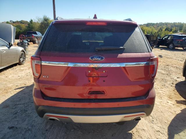1FM5K7D89HGA25812 - 2017 FORD EXPLORER XLT Tünd qırmızı foto 6