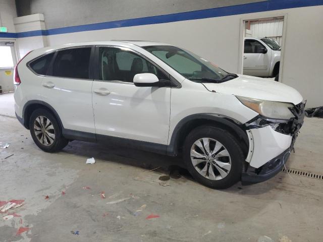 5J6RM4H53EL042990 - 2014 HONDA CR-V EX WHITE photo 4