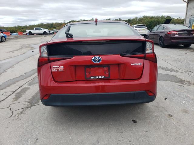 JTDKARFU9K3099021 - 2019 TOYOTA PRIUS 红色 照片 6