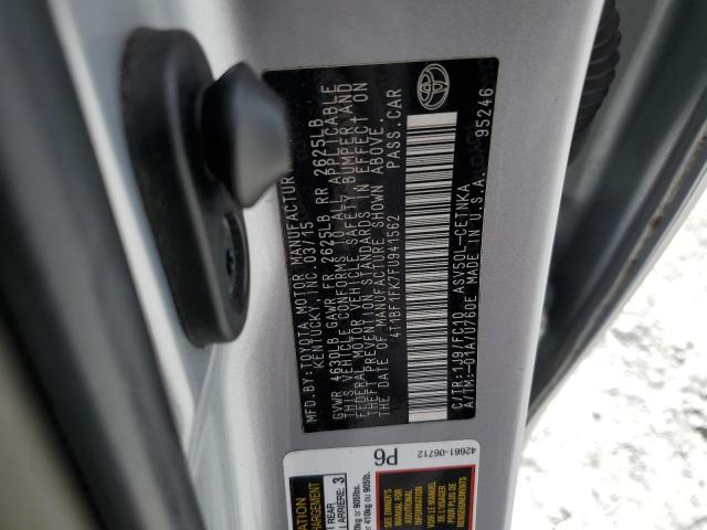 4T1BF1FK7FU941562 - 2015 TOYOTA CAMRY LE SILVER photo 13
