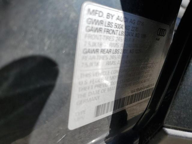 WA18NAF4XHA041515 - 2017 AUDI A4 ALLROAD PREMIUM PLUS CHARCOAL photo 13