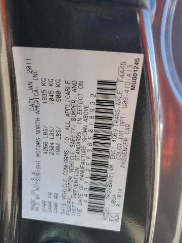 4A37L2EF3BE018932 - 2011 MITSUBISHI ECLIPSE SPYDER GS 灰色 照片 13