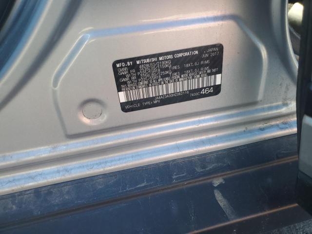 JA4AZ3A30HZ062116 - 2017 MITSUBISHI OUTLANDER SE 银色 照片 12